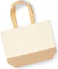 Westford Mill W451 | Jute Base Canvas Tote 34 x 36 x 13 cm Voir les images du produit 2
