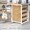 Bureau d'angle de 150 cm, bureau réversible avec tiroirs et Voir les images du produit 7