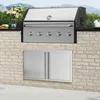 Edelstahl Grill-Zugangstür, 914 x 534 mm - Produktbild-Vorschau 8