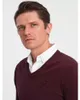 Sweter męski OMBRE OM-SWSW-0102 KASZTANOWATY rozmiar: XL Podgląd zdjęcia produktu 2