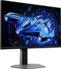 A gaming monitor displaying a futuristic blue spaceship. Produktbild-Vorschau