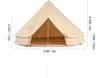 Tente Bell, 3 m / 9,8 ft de diamètre, hauteur 2 m / 6,56 Voir les images du produit 2