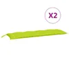 vidaXL Gartenbank-Auflagen 2 Stk. Knallgrün 150x50x7 cm Produktbild-Vorschau 5
