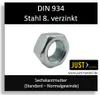 Reyher  Sechskantmuttern DIN 934 8 M 8 galv. verzinkt (100 Produktbild-Vorschau 4