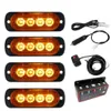 Luci di segnalazione 12/24V 16W, set di 4 con controller e Anteprima dell’immagine prodotto 5