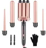 5-in-1 Lockenstab Set mit LED Display, austauschbare Produktbild-Vorschau 1