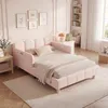 Flieks Kinderbett 90x200cm mit Rausfallschutz, Polsterbett Produktbild-Vorschau 1