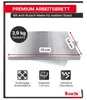 KOCH #82  EDELSTAHL Arbeitsplatte / Schneidebrett 70 x 54cm Produktbild-Vorschau 2