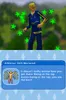 A character from The Sims 3 is shown celebrating mastering the Athletics skill, with green stars in the background and a text box explaining the achievement. Produktbild-Vorschau