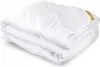 A folded white comforter is shown against a white background. Podgląd zdjęcia produktu