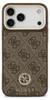 A close-up view of a phone case with a repeating Guess logo pattern. Anteprima dell’immagine prodotto