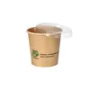 Portionsbecher, Pappe 90 ml Ø 6 cm · 5,8 cm braun Produktbild-Vorschau 4