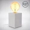 Stolná lampa betónová E27 LED stolná lampa sivá obývacia Náhľad obrázku produktu 1