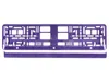 Cadre de plaque d'immatriculation métallisé, violet Voir les images du produit 2