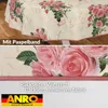 Tischdecke Shabby Chic Postkarte Rosen Beige Oval 200x140cm Produktbild-Vorschau 3