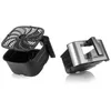 Two parts of an air fryer basket are shown against a white background. Produktbild-Vorschau