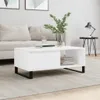 Konferenčný stolík biely 90x50x36,5 cm spracované drevo Náhľad obrázku produktu 2