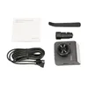A collection of dashcam accessories laid out on a white background. Podgląd zdjęcia produktu