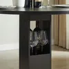 Zestaw barowy, czarny, okrągły stół o średnicy 80 cm z 2 Podgląd zdjęcia produktu 9