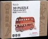 The image shows the packaging of a 3D puzzle of a London double-decker bus. Anteprima dell’immagine prodotto