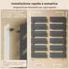 S'AFIELINA 1320x500mm radiatore per bagno radiatore per Anteprima dell’immagine prodotto 6