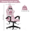 Herní židle Ergonomická - bederním polštářem + opěrka hlavy Náhled obrázku produktu 3