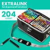 Extralink Set Pennarelli Alcol 204 Colori, Marker Disegno Anteprima dell’immagine prodotto 3