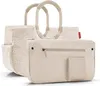 A teddy bear textured shopper bag and a separate pouch are displayed against a white background. Náhľad obrázku produktu