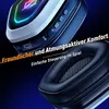 A close-up marketing image of a gaming headset, highlighting its features and comfort. Produktbild-Vorschau