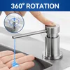 CECIPA 300ML Einbau-Seifenspender – 360° drehbar, mit Produktbild-Vorschau 11