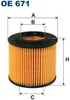 Filtr oleju FILTRON OE 671 Podgląd zdjęcia produktu 1