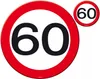60. Geburtstag Verkehrsschild 4 Platzsets und Produktbild-Vorschau 2