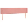 vidaXL LED Kopfteil Rosa 203x16x78/88 cm Samt Produktbild-Vorschau 3