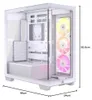 Corsair PC Case | 3500X ARGB | Bianco | Mid Tower | Anteprima dell’immagine prodotto 11
