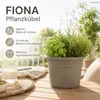 Pflanztopf Fiona Taupe Ø 25cm - Frostsicher & UV-Beständig Produktbild-Vorschau 2