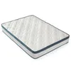 A white mattress with a blue trim, shown on a white background. Náhled obrázku produktu