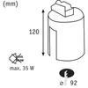 Paulmann Einbautopf für Einbauleuchten 51mm max. 35W GX5,3 Produktbild-Vorschau 2