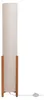 Stehlampe Wohnzimmer Retro Stehleuchte Textilschirm Beige Produktbild-Vorschau 2