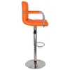 vidaXL Tabouret de bar 2 pcs. Simili cuir orange Voir les images du produit 5