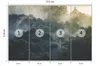 Muralo Selbstklebende Fototapete TROPENWALD im Nebel Bäume Produktbild-Vorschau 2