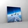 Bilder auf glas - Flugzeug himmel wolken flug - 30x30cm - Produktbild-Vorschau 4