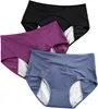 3er-Pack Damen-Periodenunterwäsche, hohe Taille, Höschen, Produktbild-Vorschau 1