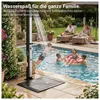 NovaTerra Solardusche 40L schwarz/silber mit Bodenelement Produktbild-Vorschau 7