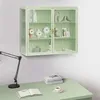 70cm Wandschrank Glas Doppeltür Modern Grün Geflochten Produktbild-Vorschau 17