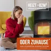 NAYVER Gasheizofen inkl. Schlauch und Druckminderer Camping Produktbild-Vorschau 6
