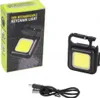 APTEL COB LED torcia portachiavi, ricarica USB, apertura Anteprima dell’immagine prodotto 10