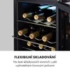 Klarstein vinotéka, slim, 1 zóna, skleněné dveře, UV Náhled obrázku produktu 7