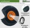 2x Sackkarrenrad Vollgummi 260x85 mm 3.00-4 60mm Nabenlänge Produktbild-Vorschau 2