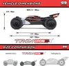 Arrma Typhon Grom 223S BLX 1:18 4WD RTR Basic silber Produktbild-Vorschau 7