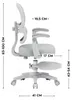 MARK ADLER Ergonomischer Kinderbürostuhl Junior 4.4 Grau Produktbild-Vorschau 3